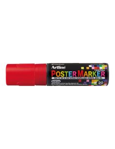 Rotulador Artline Poster Marker Epp-20 Punta Rectangular 20 Mm Color Rojo 2