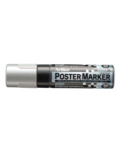 Rotulador Artline Poster Marker Epp-20 Punta Rectangular 20 Mm Color Plata 2