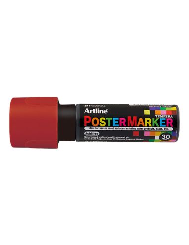 Rotulador Artline Poster Marker Epp-30 Punta Rectangular 30 Mm Color Marron