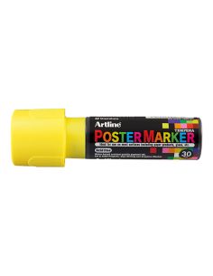Rotulador Artline Poster Marker Epp-30 Punta Rectangular 30 Mm Color Amarillo Fluor 2