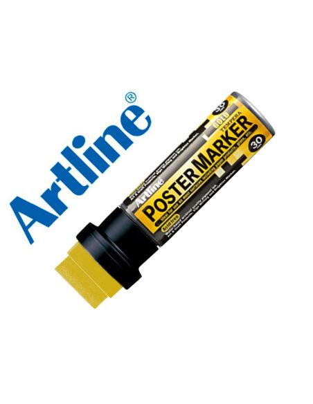 Rotulador Artline Poster Marker Epp-30 Punta Rectangular 30 Mm Color Oro