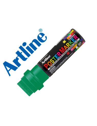 Rotulador Artline Poster Marker Epp-30 Punta Rectangular 30 Mm Color Verde
