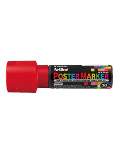 Rotulador Artline Poster Marker Epp-30 Punta Rectangular 30 Mm Color Rojo 2