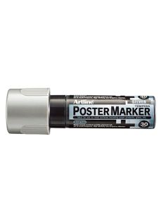 Rotulador Artline Poster Marker Epp-30 Punta Rectangular 30 Mm Color Plata 2