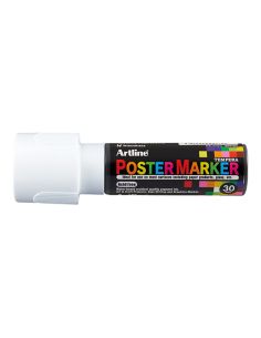 Rotulador Artline Poster Marker Epp-30 Punta Rectangular 30 Mm Color Blanco 2