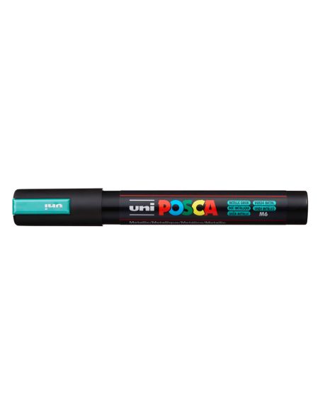 Rotulador Uni Posca Pc-5M Marcador De Pintura Punta Conica 1,8-2,5 Mm Verde Metalico