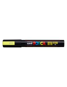 Rotulador Uni Posca Pc-5M Marcador De Pintura Punta Conica 1,8-2,5 Mm Amarillo Fluorescente