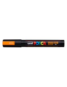 Rotulador Uni Posca Pc-5M Marcador De Pintura Punta Conica 1,8-2,5 Mm Naranja Fluor
