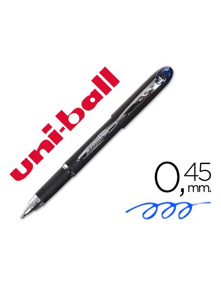 Rotulador Uni-Ball Roller Sx-210 Tinta Hibrida Azul