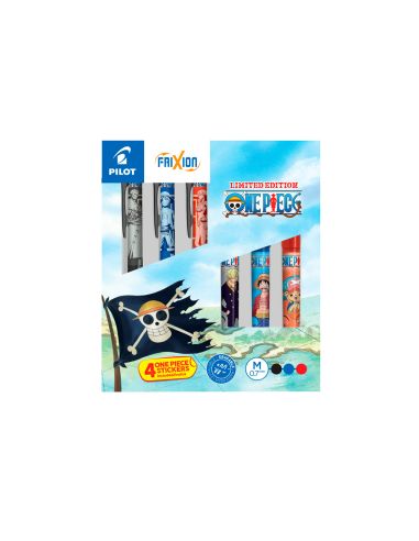 Boligrafo Pilot Frixion Borrable One Piece Edicion Limitada Caja De 6 Unidades Surtidas