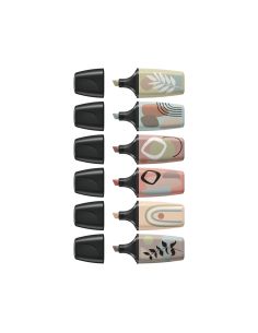 Rotulador Stabilo Boss Mini Naturevibes Estuche De 6 Unidades Colores Surtidos 2
