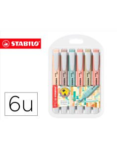 Rotulador Stabilo Fluorescente Swing Cool Nature Colors Estuche De 6 Unidades Colores Surtidos