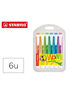 Rotulador Stabilo Fluorescente Swing Cool Swing Cool Estuche 6 Unidades Colores Surtidos