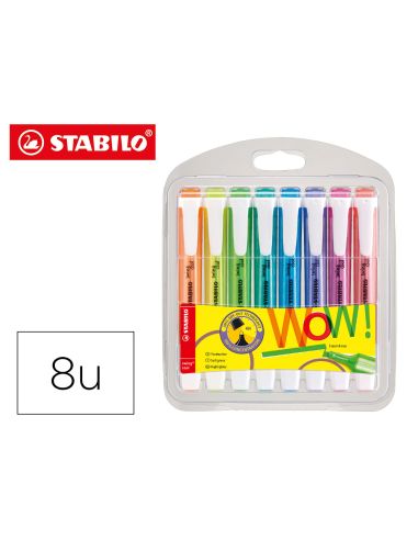 Rotulador Stabilo Fluorescente Swing Cool Estuche 8 Unidades Colores Surtidos