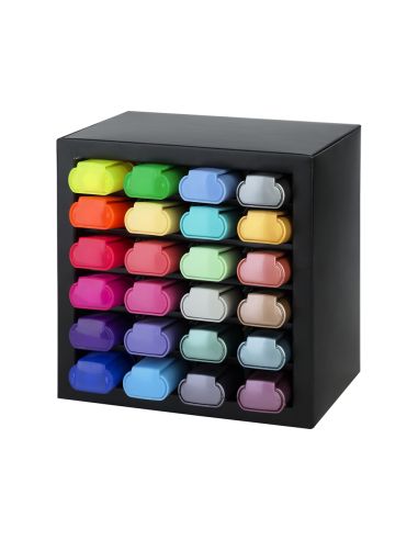 Rotulador Faber Castell Fluorescente Textliner 46 Set Escritorio De 24 Unidades Colores Surtidos