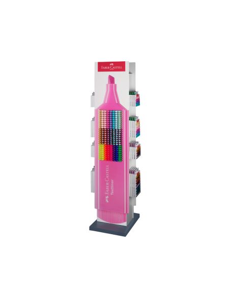Rotulador Faber Castell Fluorescente Familia Textliner Expositor De Suelo 480 Unidades Colores Surtidos
