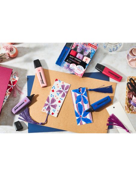 Rotulador Stabilo Boss Fluorescente Nature Colors Wildflower Edition Estuche De 4 Unidades Colores Surtidos