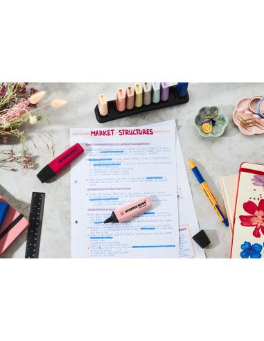 Rotulador Stabilo Boss Fluorescente Nature Colors Wildflower Edition Set Escritorio 10 Unidades