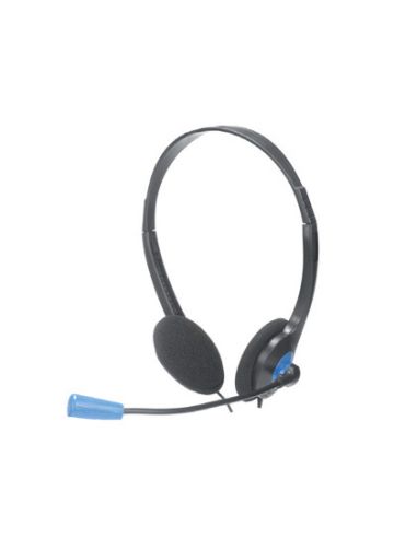 Auricular Ngs Headset Ms103 Con Microfono Y Control Volumen Color Negro