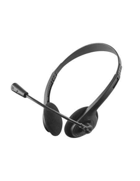 Auricular Trust Primo Chat Headset Para Pc Y Laptop Longitud Cable 1,8 M Con Microfono Conexion Jack 3.5