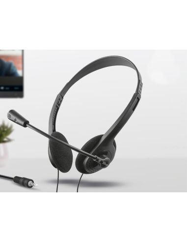 Auricular Trust Primo Chat Headset Para Pc Y Laptop Longitud Cable 1,8 M Con Microfono Conexion Jack 3.5