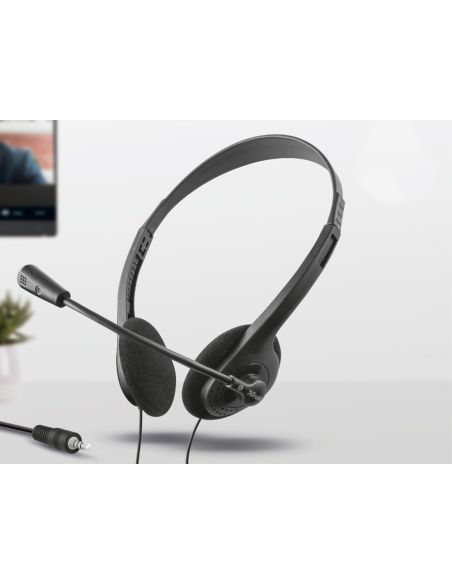 Auricular Trust Primo Chat Headset Para Pc Y Laptop Longitud Cable 1,8 M Con Microfono Conexion Jack 3.5
