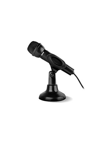 Microfono Krom Kyp Mini Gaming Con Base Ajustable Conector Jack 3,5 Mm