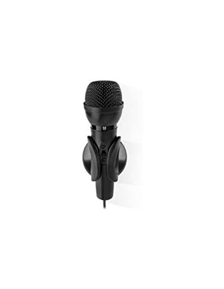 Microfono Krom Kyp Mini Gaming Con Base Ajustable Conector Jack 3,5 Mm