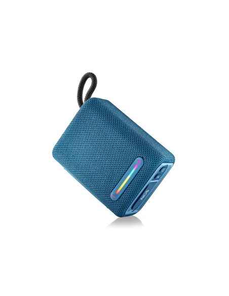 Altavoz Ngs Roller Furia 1 Portatil 60W Bluetooth Luces Rgb E Impermeabilidad Ipx7 Color Azul
