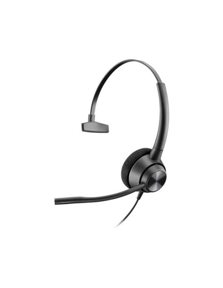Auricular Plantronics Encore Pro Hw310 Qd Monaural Tipo Diadema Con Cable Y Microfono Antiruido Conexion Usb