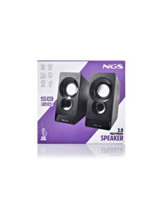 Altavoz Ngs Sb10 Para Pc 12W Estereo Usb Entrada Jack 3,5 Mm Color Negro 2
