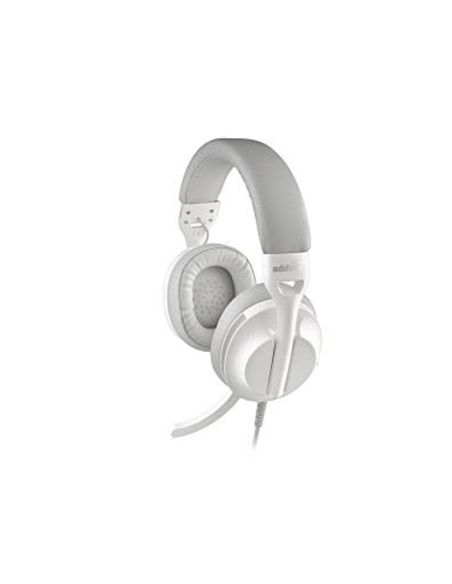 Auriculares Ngs Vox805 Con Cable Estereo Usb-C Con Control De Volumen Y Adaptador Usb Color Blanco