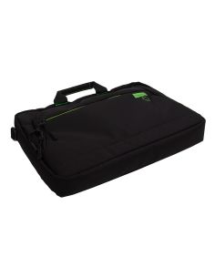 Maletin Para Portatil Q-Connect 15,6" Negro 1 Asa 2 Bolsillos Exteriores Polietileno Reciclado 2