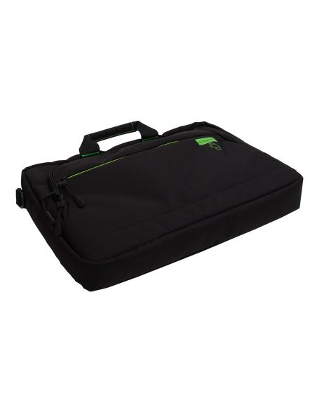 Maletin Para Portatil Q-Connect 15,6" Negro 1 Asa 2 Bolsillos Exteriores Polietileno Reciclado