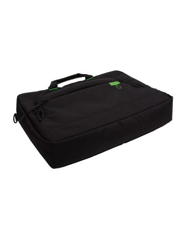 Maletin Para Portatil Q-Connect 17,2" Negro 1 Asa 2 Bolsillos Exteriores Polietileno Reciclado