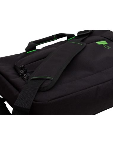 Maletin Para Portatil Q-Connect 17,2" Negro 1 Asa 2 Bolsillos Exteriores Polietileno Reciclado