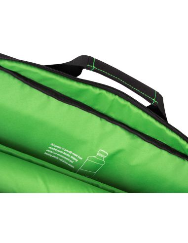 Maletin Para Portatil Q-Connect 17,2" Negro 1 Asa 2 Bolsillos Exteriores Polietileno Reciclado