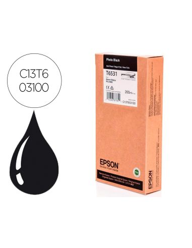 Ink-Jet Epson Gf Stylus Pro-4900 Negro Foto 200 Ml