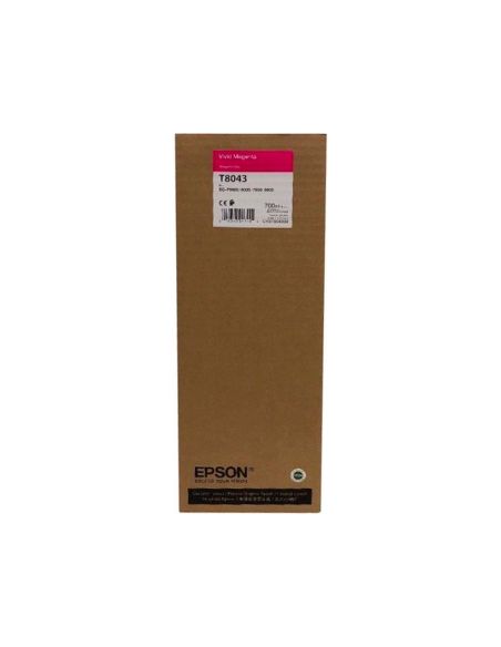 Ink-Jet Epson Gf Surecolor Serie Sc-P Vivid Magenta Ultrachrome Hdx/Hd 700Ml