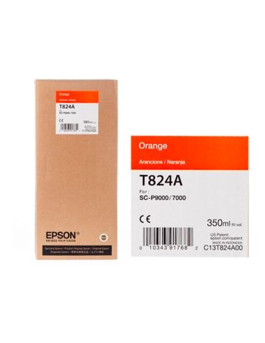 Ink-Jet Epson Gf Surecolor Serie Sc-P Naranja Ultrachrome Hdx/Hd 350Ml