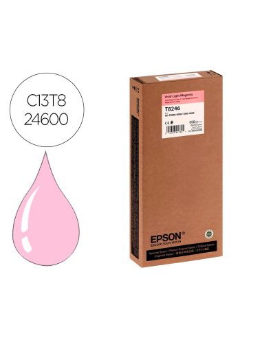 Ink-Jet Epson Gf Surecolor Serie Sc-P Vivid Light Magenta Ultrachrome Hdx/Hd 350Ml