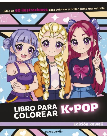 Libro Para Colorear K-Pop