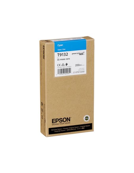 Ink-Jet Epson T9132 Cian Ink 200Ml