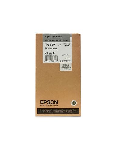Ink-Jet Epson T9139 Light Light Negro Ink 200Ml