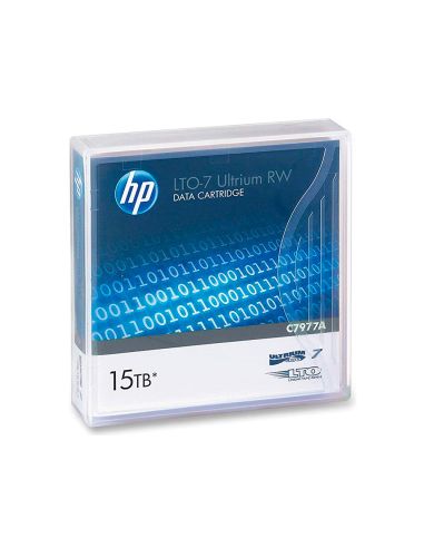 Cinta Datos Hp Lto Ultrium 7 Supl 15 Tb Rw/1000 Paginas