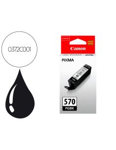 Ink-Jet Canon Pixma Pgi-570 B Negro 15Ml
