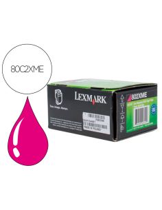 Toner Laser Lexmark 80C2Xme Magenta 4000 Paginas