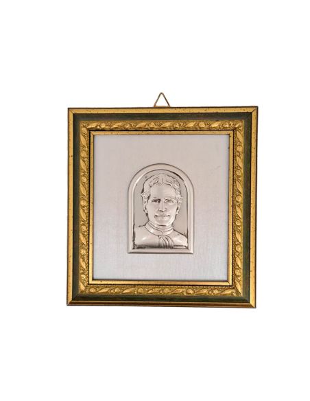 Cuadro Plata 12X13 Cm. Don Bosco