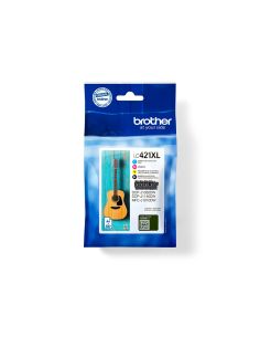 Ink-Jet Brother Lc421Xlval Dcp-J1050Dw / Dcp-J1140Dw / Mfc-J10 Pack 4 Colores 500 Paginas 2