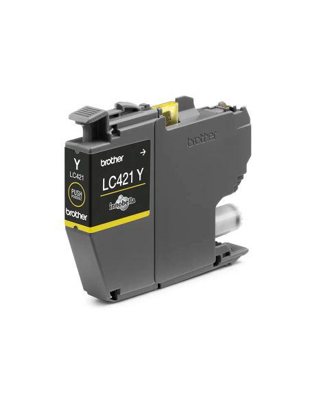 Ink-Jet Brother Lc421Y Dcp-J1050Dw / Dcp-J1140Dw / Mfc-J10 Amarillo 200 Paginas